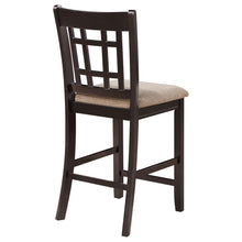 Load image into Gallery viewer, Lavon Lattice Back Counter Stools Tan and Espresso (Set of 2)
