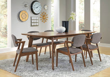 Load image into Gallery viewer, Malone Rectangular Dining Table Dark Walnut
