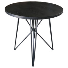 Load image into Gallery viewer, Rennes Round Table Black and Gunmetal
