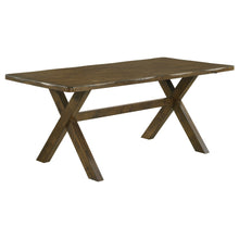 Load image into Gallery viewer, Alston X-shaped Dining Table Knotty Nutmeg
