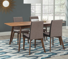 Load image into Gallery viewer, Redbridge 5-piece Dining Room Set Natural Walnut and Grey
