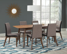 Load image into Gallery viewer, Redbridge 7-piece Dining Room Set Natural Walnut and Grey
