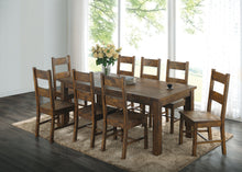 Load image into Gallery viewer, Coleman 9-piece Rectangular Dining Set Rustic Golden Brown

