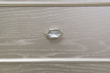 Load image into Gallery viewer, Evangeline 4-drawer Sideboard Server with Faux Diamond Trim Silver Oak
