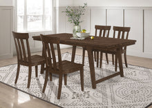 Load image into Gallery viewer, Reynolds 5-piece Rectangular Dining Table Set Brown Oak
