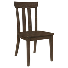 Load image into Gallery viewer, Reynolds Slat Back Dining Side Chair Brown Oak (Set of 2)
