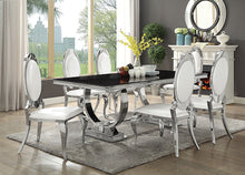 Load image into Gallery viewer, Antoine 5-piece Rectangular Dining Set Creamy White and Chrome
