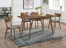 Load image into Gallery viewer, Alfredo Dining Room Set Natural Walnut and Grey
