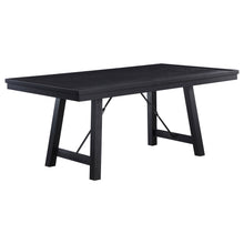 Load image into Gallery viewer, Newport Rectangular Trestle Dining Table Black
