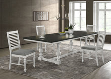 Load image into Gallery viewer, Aventine 5-piece Rectangular Dining Set Charcoal and Vintage Chalk
