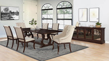 Load image into Gallery viewer, Brockway Trestle Dining Table Antique Java

