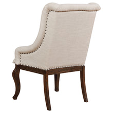 Load image into Gallery viewer, Brockway Tufted Arm Chairs Cream and Antique Java (Set of 2)
