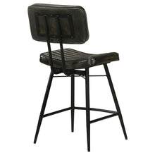 Load image into Gallery viewer, Partridge Upholstered Counter Height Stools with Footrest (Set of 2)
