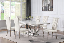 Load image into Gallery viewer, Kerwin 7-piece Dining Room Set White and Chrome
