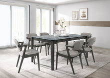 Load image into Gallery viewer, Stevie 5-piece Rectangular Dining Set Grey and Black
