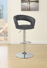 Load image into Gallery viewer, Barraza 29&quot; Adjustable Height Bar Stool Grey and Chrome
