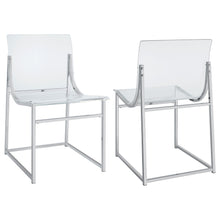 Load image into Gallery viewer, Adino Acrylic Dining Side Chair Clear and Chrome (Set of 2)
