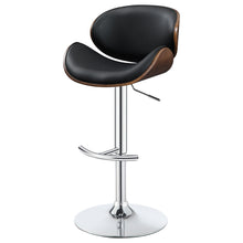 Load image into Gallery viewer, Harris Adjustable Bar Stool Black and Chrome
