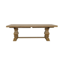 Load image into Gallery viewer, Florence Double Pedestal Dining Table Rustic Smoke
