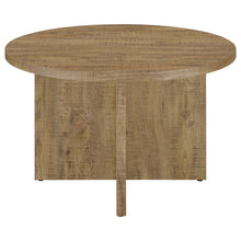 Load image into Gallery viewer, Jamestown Round Engineered Wood Dining Table with Decorative Laminate Mango Brown
