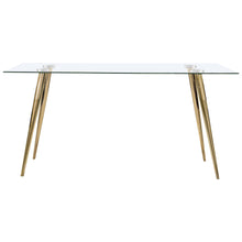 Load image into Gallery viewer, Gilman Rectangle Glass Top Dining Table
