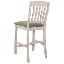 Load image into Gallery viewer, Sarasota Slat Back Counter Height Chairs Grey and Rustic Cream (Set of 2)
