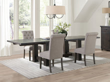 Load image into Gallery viewer, Calandra 5-piece Rectangular Dining Set with Extension Leaf Vintage Java and Beige
