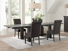 Load image into Gallery viewer, Calandra 5-piece Rectangular Dining Set with Extension Leaf Vintage Java and Grey
