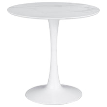 Load image into Gallery viewer, Arkell 30-inch Round Pedestal Dining Table White
