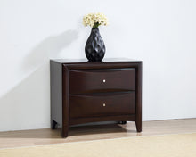 Load image into Gallery viewer, Phoenix 2-drawer Nightstand Cappuccino
