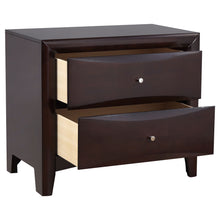 Load image into Gallery viewer, Phoenix 2-drawer Nightstand Cappuccino

