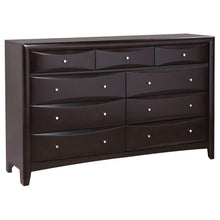 Load image into Gallery viewer, Phoenix 9-drawer Dresser Cappuccino
