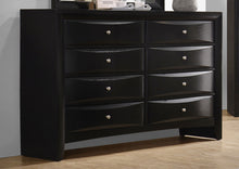 Load image into Gallery viewer, Briana Rectangular 8-drawer Dresser Black
