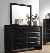 Load image into Gallery viewer, Briana Rectangular 8-drawer Dresser with Mirror Black
