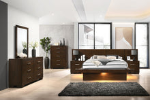 Load image into Gallery viewer, Jessica 4-piece Eastern King Bedroom Set Cappuccino
