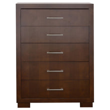 Load image into Gallery viewer, Jessica 5-drawer Chest Cappuccino
