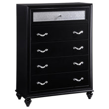 Load image into Gallery viewer, Barzini 5-drawer Rectangular Chest Black
