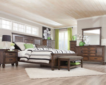 Load image into Gallery viewer, Franco 4-piece Queen Bedroom Set Burnished Oak
