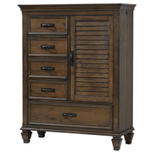 Load image into Gallery viewer, Franco 5-drawer Door Chest Burnished Oak
