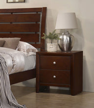 Load image into Gallery viewer, Serenity 2-drawer Nightstand Rich Merlot
