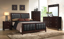 Load image into Gallery viewer, Carlton Wood Eastern King Panel Bed Cappuccino
