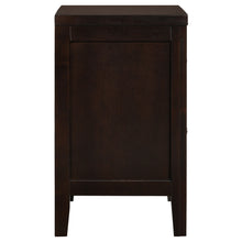 Load image into Gallery viewer, Carlton 2-drawer Nightstand Cappuccino

