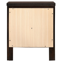 Load image into Gallery viewer, Carlton 2-drawer Nightstand Cappuccino
