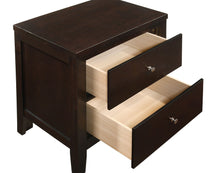Load image into Gallery viewer, Carlton 2-drawer Rectangular Nightstand Cappuccino
