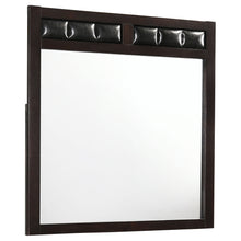 Load image into Gallery viewer, Carlton Upholstered Rectangular Dresser Mirror Cappuccino
