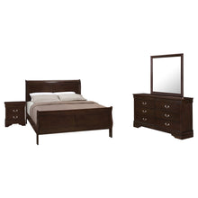 Load image into Gallery viewer, Louis Philippe 4-piece Full Bedroom Set Cappuccino
