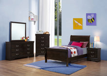 Load image into Gallery viewer, Louis Philippe 4-piece Twin Bedroom Set Cappuccino

