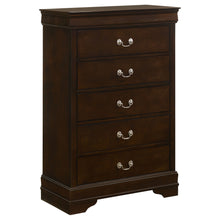 Load image into Gallery viewer, Louis Philippe 5-drawer Bedroom Chest Cappuccino
