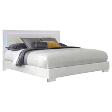 Load image into Gallery viewer, Felicity 4-piece Eastern King Bedroom Set White High Gloss

