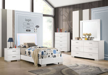 Load image into Gallery viewer, Felicity 4-piece Twin Bedroom Set White High Gloss

